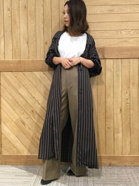 「relume」｜JOURNAL STANDARD relume 西宮ガーデンズ店スタッフさん（レディース・149cm）の秋コーディネート