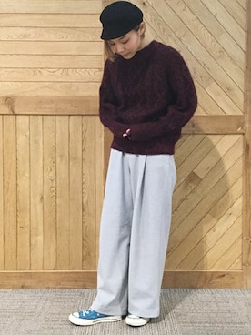 JOURNAL STANDARD relume 西宮ガーデンズ店スタッフさん（レディース・158cm）の冬コーディネート