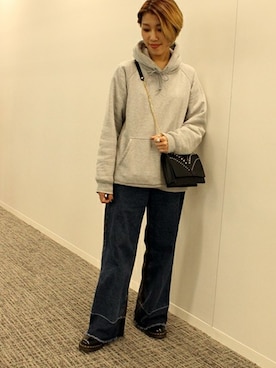 「CAMBER（キャンバー）のアイテム」を使った、JOURNAL STANDARD relume 西宮ガーデンズ店スタッフさん（レディース・155cm）の冬コーディネート