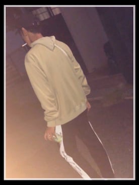 「BEN DAVIS（ベンデイビス）のアイテム（トートバッグ）」を使った、(     )さん（メンズ・174cm）の冬コーディネート