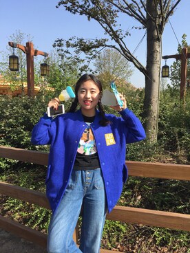 「ADER error（アーダーエラー）のアイテム（ジャケット/アウター）」を使った、2ouLtさん（レディース・163cm）の冬コーディネート