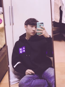 「ADER（アデル）のアイテム」を使った、pandacubeさん（メンズ・177cm）の冬コーディネート