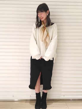 shitomiさん（レディース・156cm）の冬コーディネート