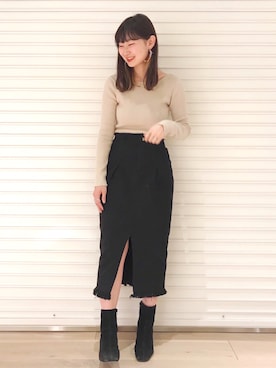 shitomiさん（レディース・156cm）の冬コーディネート