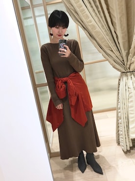 shitomiさん(レディース・156cm)の秋コーディネート