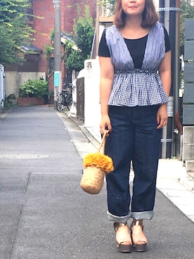 m---＊さん（レディース・156cm）の夏コーディネート