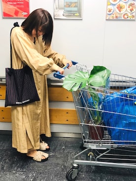 「ISABEL MARANT（イザベルマラン）のアイテム（バッグ）」を使った、m---＊さん（レディース・156cm）の夏コーディネート