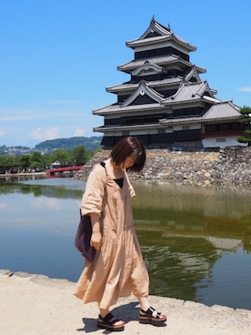 「ISABEL MARANT（イザベルマラン）のアイテム（バッグ）」を使った、m---＊さん（レディース・156cm）の夏コーディネート