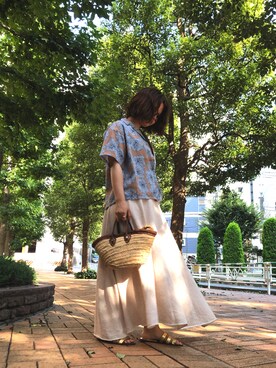 m---＊さん（レディース・156cm）の夏コーディネート