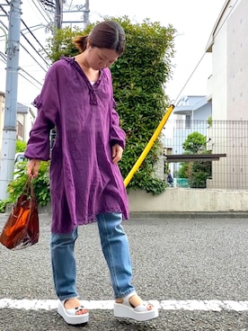 「luiのアイテム」を使った、m---＊さん（レディース・156cm）の春コーディネート