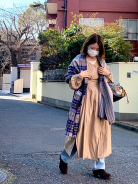 「BOSABO（ボサボ）のアイテム」を使った、m---＊さん（レディース・156cm）の冬コーディネート