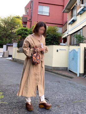 「N.O.R.C（ノーク）のアイテム（トップス）」を使った、m---＊さん（レディース・156cm）の春コーディネート