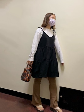 「N.O.R.C（ノーク）のアイテム（トップス）」を使った、m---＊さん（レディース・156cm）の春コーディネート