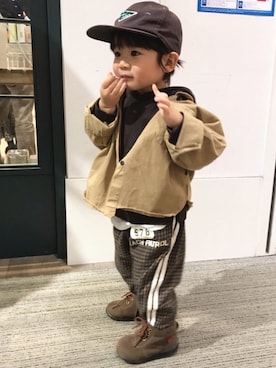 shoeitaさん（キッズ・90cm）の冬コーディネート