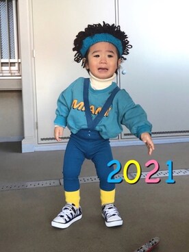 「お正月」｜「アイテム（その他）」を使った、shoeitaさん（キッズ・90cm）の冬コーディネート