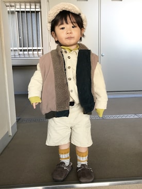 shoeitaさん（キッズ・90cm）の冬コーディネート