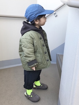 shoeitaさん（キッズ・90cm）の冬コーディネート