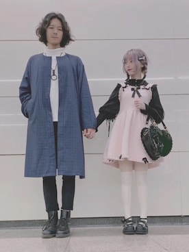 エレンさん(メンズ・183cm)の春コーディネート