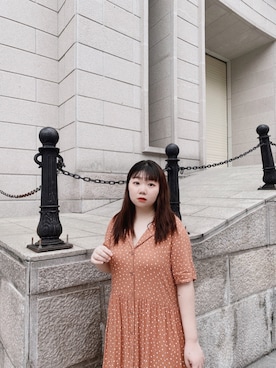「日系极简」｜「アイテム（ワンピース/ドレス）」を使った、OneOnly_luluさん（レディース・166cm）の春コーディネート