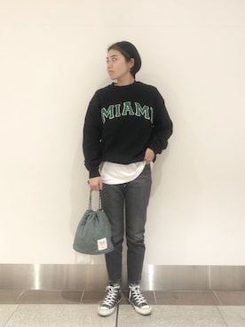 natsuhaさん（レディース・158cm）の冬コーディネート