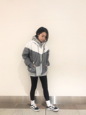 「SLAB（スラブ）のアイテム」を使った、natsuha612さん（レディース・158cm）の冬コーディネート