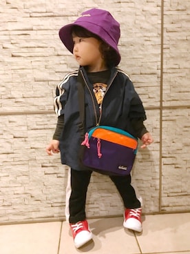 となりのみれいさん（キッズ・80cm）の秋コーディネート