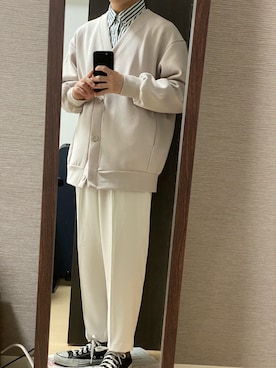 「アイテム（PC・スマホグッズ/家電）」を使った、おっかーさん（メンズ・162cm・20代）の春コーディネート