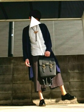 「Dr. Martens（ドクターマーチン）のDr.Martens (ドクターマーチン)/1461 3EYE GIBSON SHOES（その他シューズ）」を使った、おかずのおかかさん（メンズ・178cm）の春コーディネート