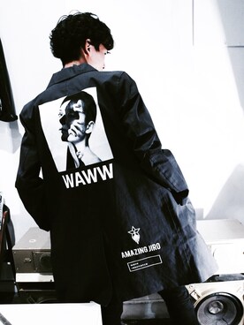 「シンプルおしゃれが好き」｜「アイテム（ステンカラーコート）」を使った、ゆったさん（メンズ・172cm）の秋コーディネート