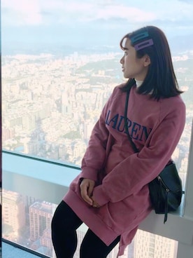 「Maple（メープル）のアイテム」を使った、Rubyさん（レディース・155cm）の冬コーディネート