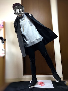 「SEVENDAYS=SUNDAY（セブンデイズサンデイ）のアイテム（ダウンジャケット/コート）」を使った、１  ６さん（メンズ・167cm）の冬コーディネート