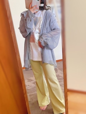 「アクティブ」｜「アイテム（シャツ/ブラウス）」を使った、maroru✲*ﾟさん（レディース・148cm）の夏コーディネート