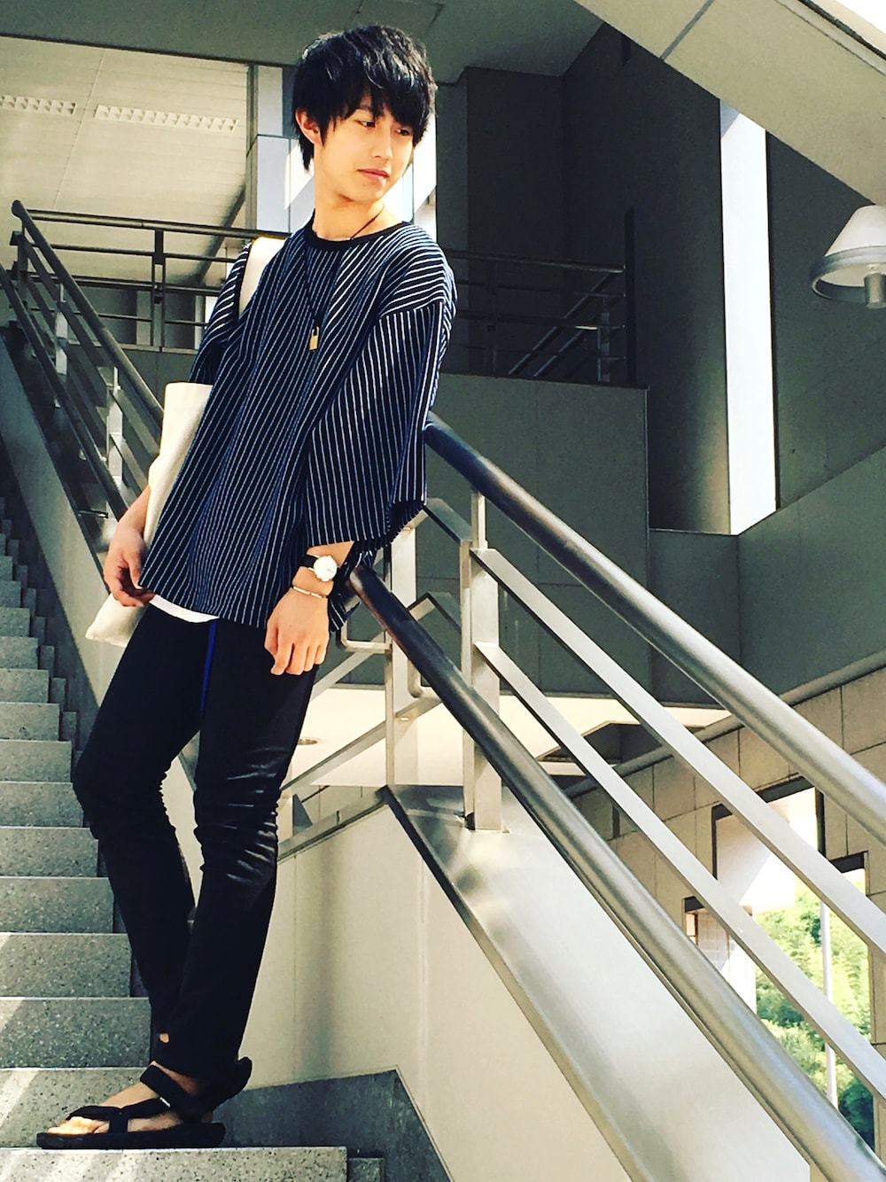 Kirov（キロフ）の「STRIPE PULL-OVER Q/S（Tシャツ/カットソー