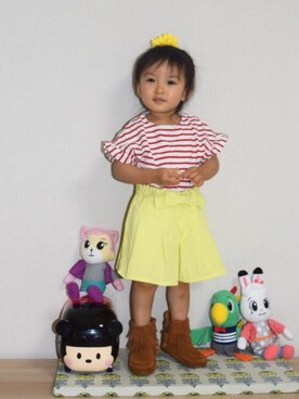 sara☆hanaさん（キッズ・80cm）の春コーディネート