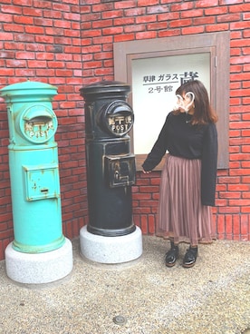 「草津温泉」｜mさん（レディース・151cm）の冬コーディネート