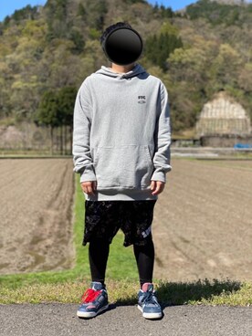 パーカーを使った デブでもオシャレ のメンズ人気ファッションコーディネート Wear