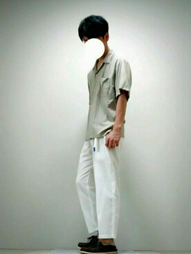 「Sperry   （スペリー）のアイテム」を使った、ハタぼーさん（メンズ・174cm）の夏コーディネート