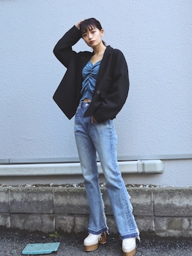 LISA さん(レディース・160cm)の冬コーディネート
