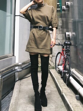 「アイテム（ワンピース、その他）」を使った、LISA さん（レディース・160cm）の夏コーディネート