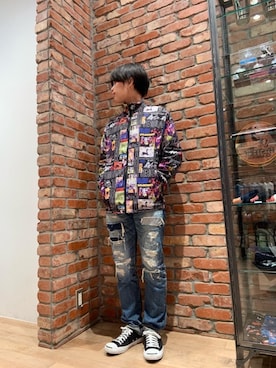「パンクコーデ」｜「アイテム（ナイロンジャケット）」を使った、Ririkiさん（メンズ・168cm）の春コーディネート