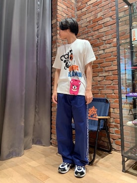 「HYSTERIC GLAMOUR（ヒステリックグラマー）のアイテム（PC・スマホグッズ/家電）」を使った、Ririkiさん（メンズ・168cm）の夏コーディネート
