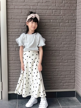YUIさん（キッズ・126cm）の春コーディネート