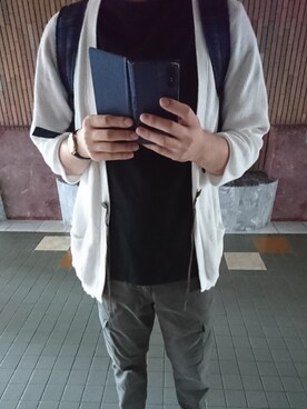 「BAYFLOW（ベイフロー）のアイテム（その他アウター）」を使った、HI-RO@さん（メンズ・181cm）の秋コーディネート