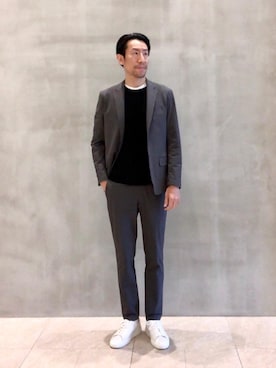 「hALON（アーロン）のアイテム」を使った、SUMIさん（メンズ・184cm）の冬コーディネート