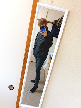 「johnbull」｜「アイテム（ミリタリージャケット）」を使った、Kayさん（メンズ・179cm）の春コーディネート