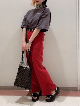 「WEGO（ウィゴー）のアイテム（財布/小物）」を使った、AYAVINさん（レディース・154cm）の夏コーディネート