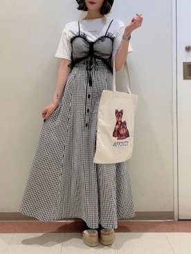 AYAVINさん（レディース・154cm）の夏コーディネート