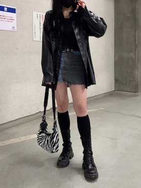 「Figments（フィグメンツ）のアイテム」を使った、AYAVINさん（レディース・154cm）の秋コーディネート