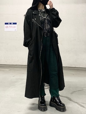 「GU（ジーユー）のアイテム（ワンピース/ドレス）」を使った、AYAVINさん（レディース・154cm）の秋コーディネート