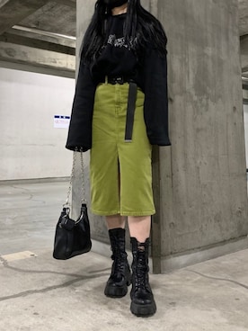 「NADIA（NADIA）のアイテム」を使った、AYAVINさん（レディース・154cm）の秋コーディネート